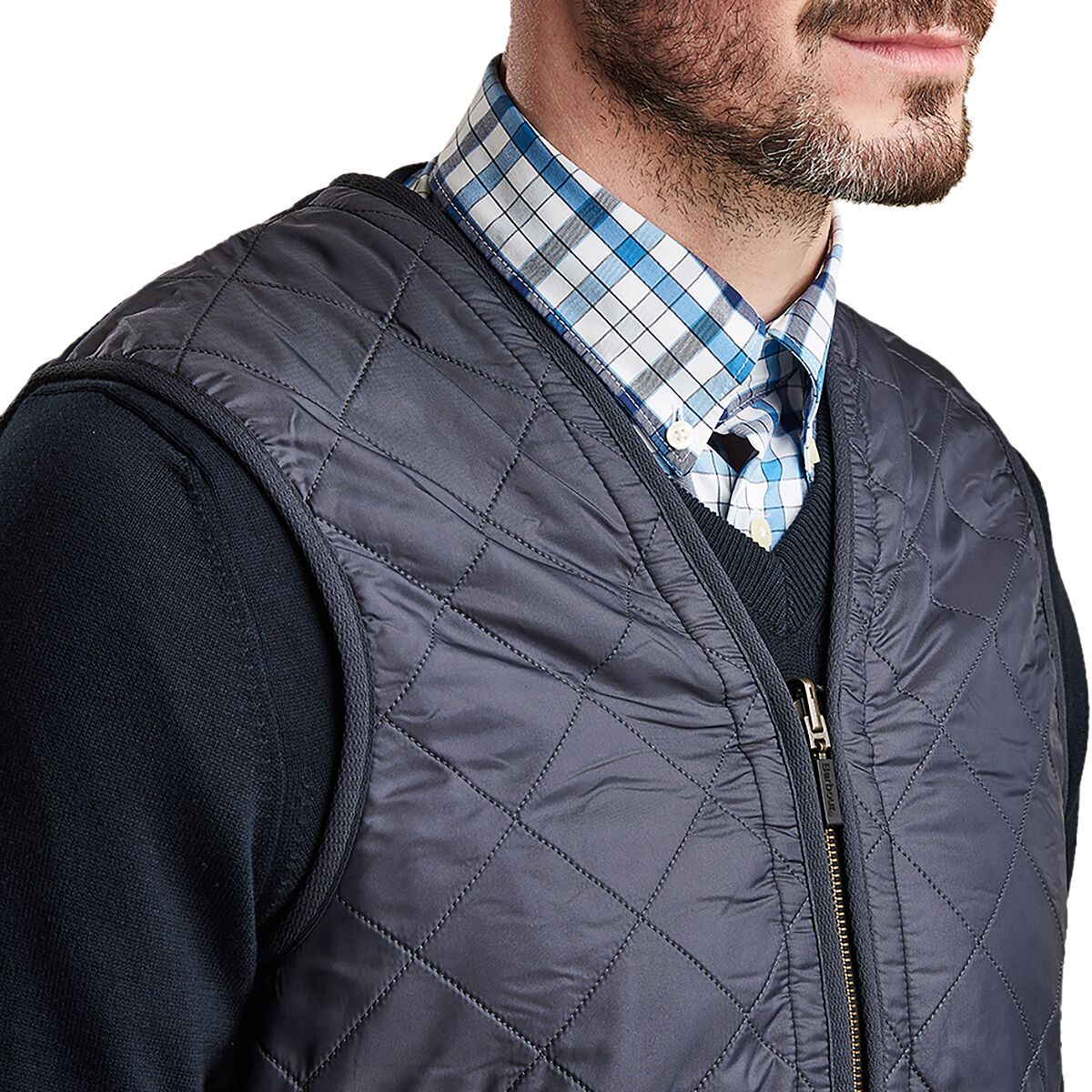 Barbour Polarquilt Waistcoat ZipIn Liner Vest Men's