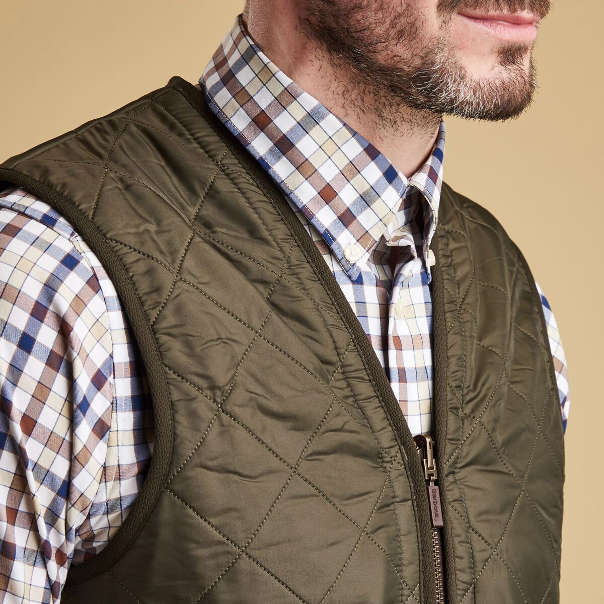 Barbour Polarquilt Waistcoat Zip-In Liner Vest - Men´s