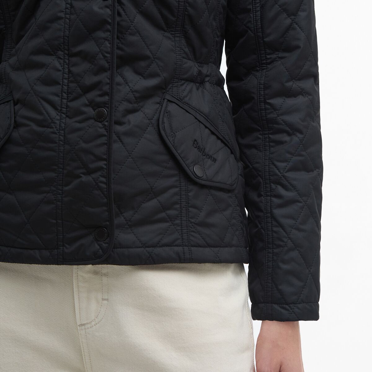 Женская куртка Barbour Millfire Quilt, цвет: Чёрный — фото 3