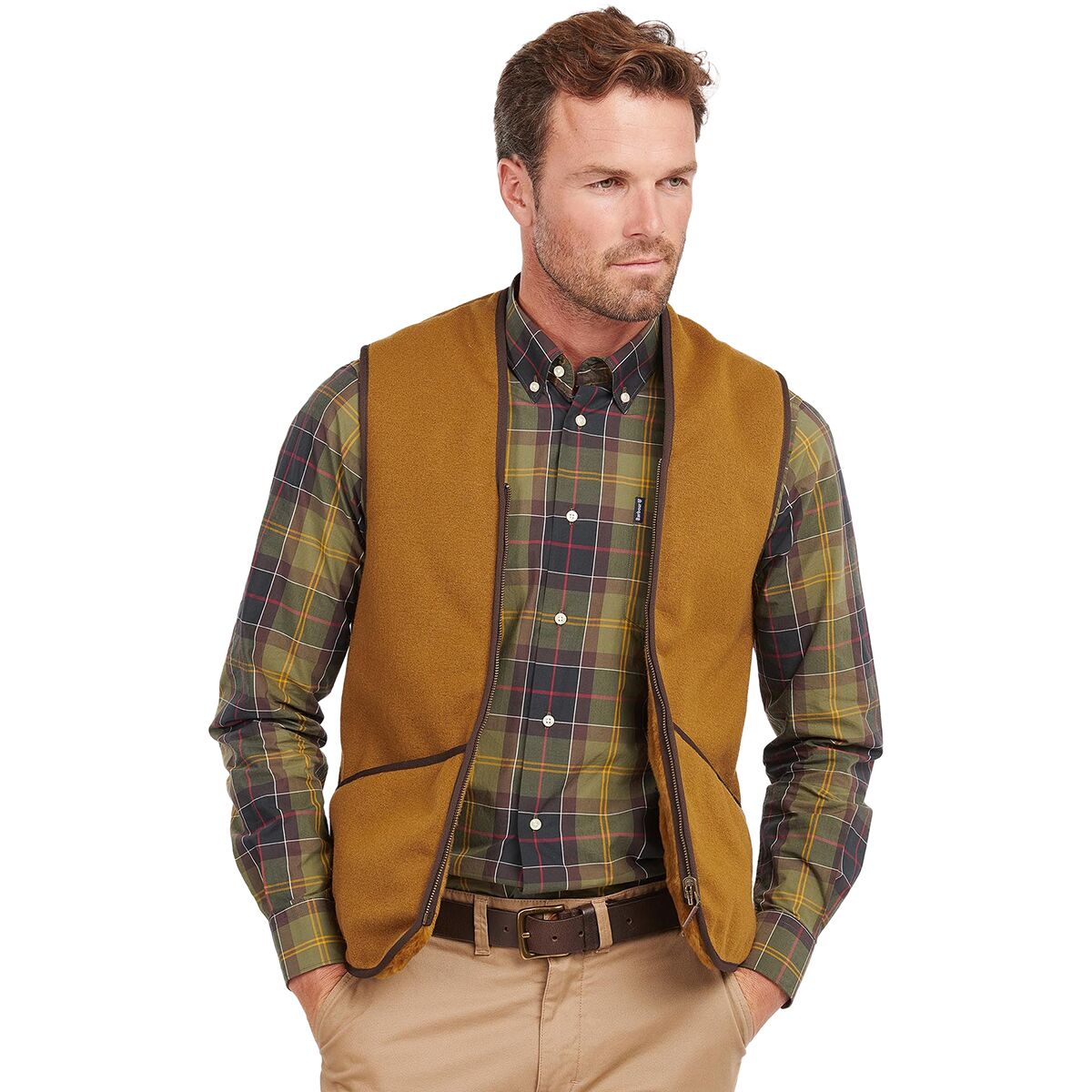 Barbour Warm Pile Waistcoat Zip-In Liner Vest - Men's - Clothing