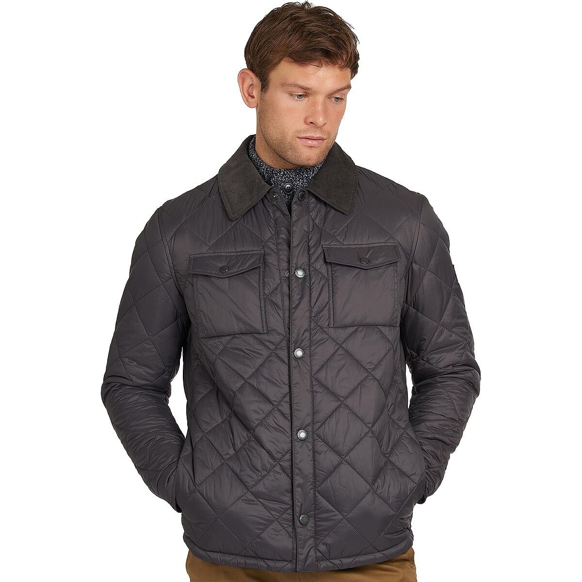 Barbour Shirt Quilt Jacket Men's Clothing
