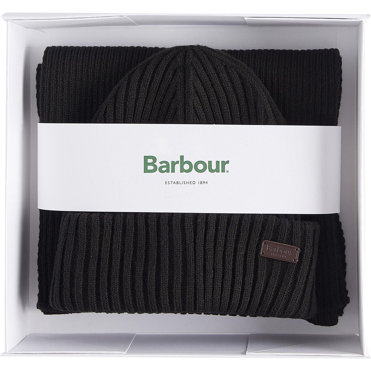 Barbour Crimdon Beanie & Scarf Gift Set