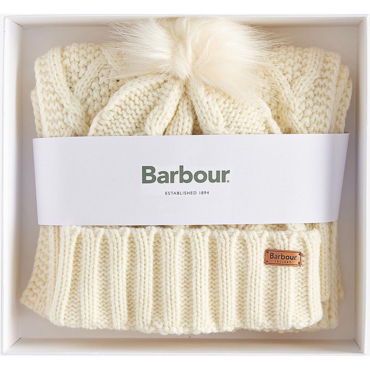 Barbour Ridley Beanie & Scarf Gift Set