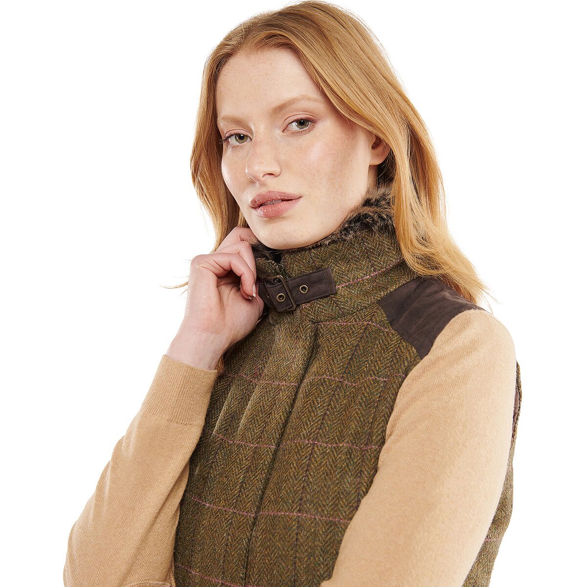 Barbour Alder Wool Gilet Vest Women's Clothing