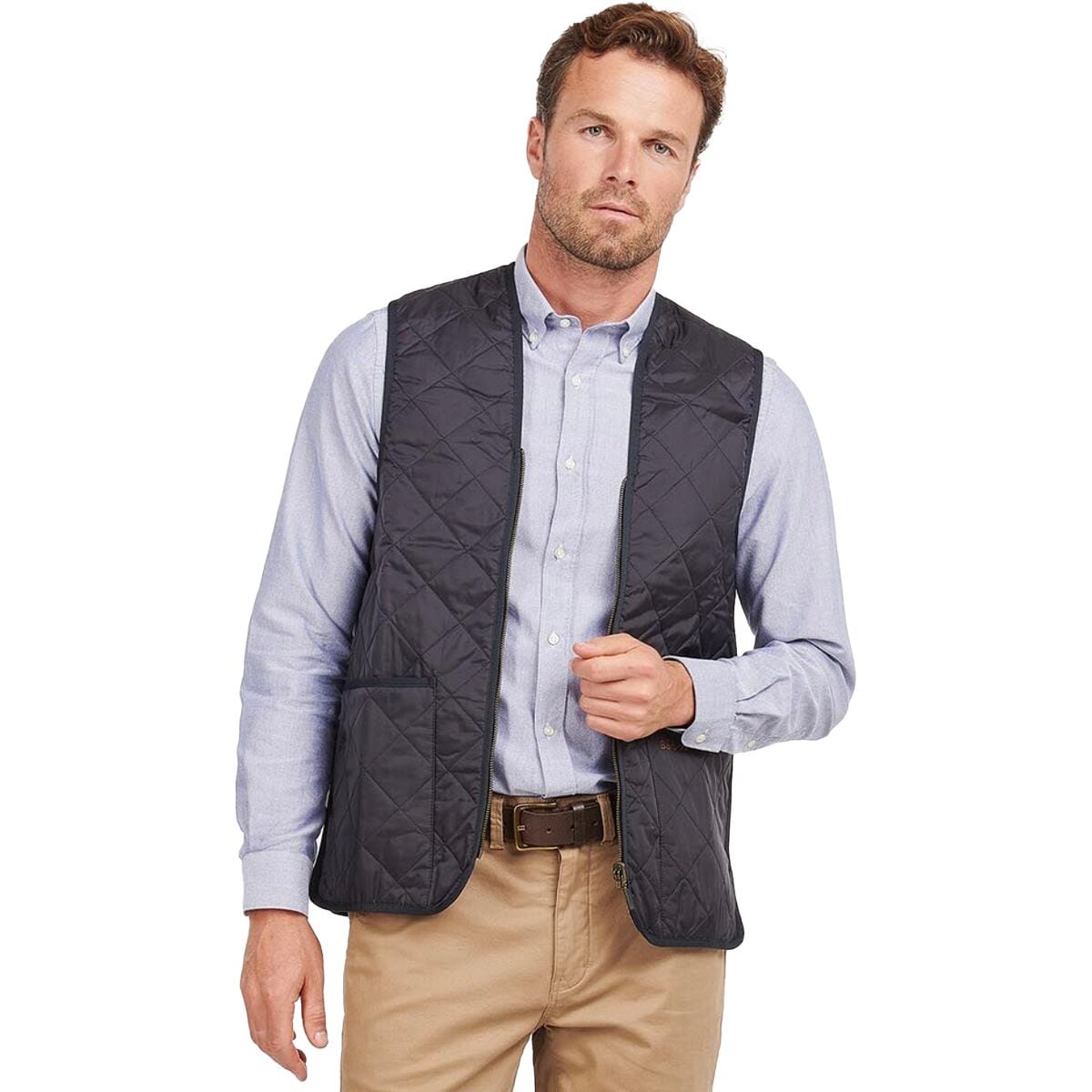 Barbour Quilted Waistcoat/Zip-In Liner Vest - Men's - Clothing