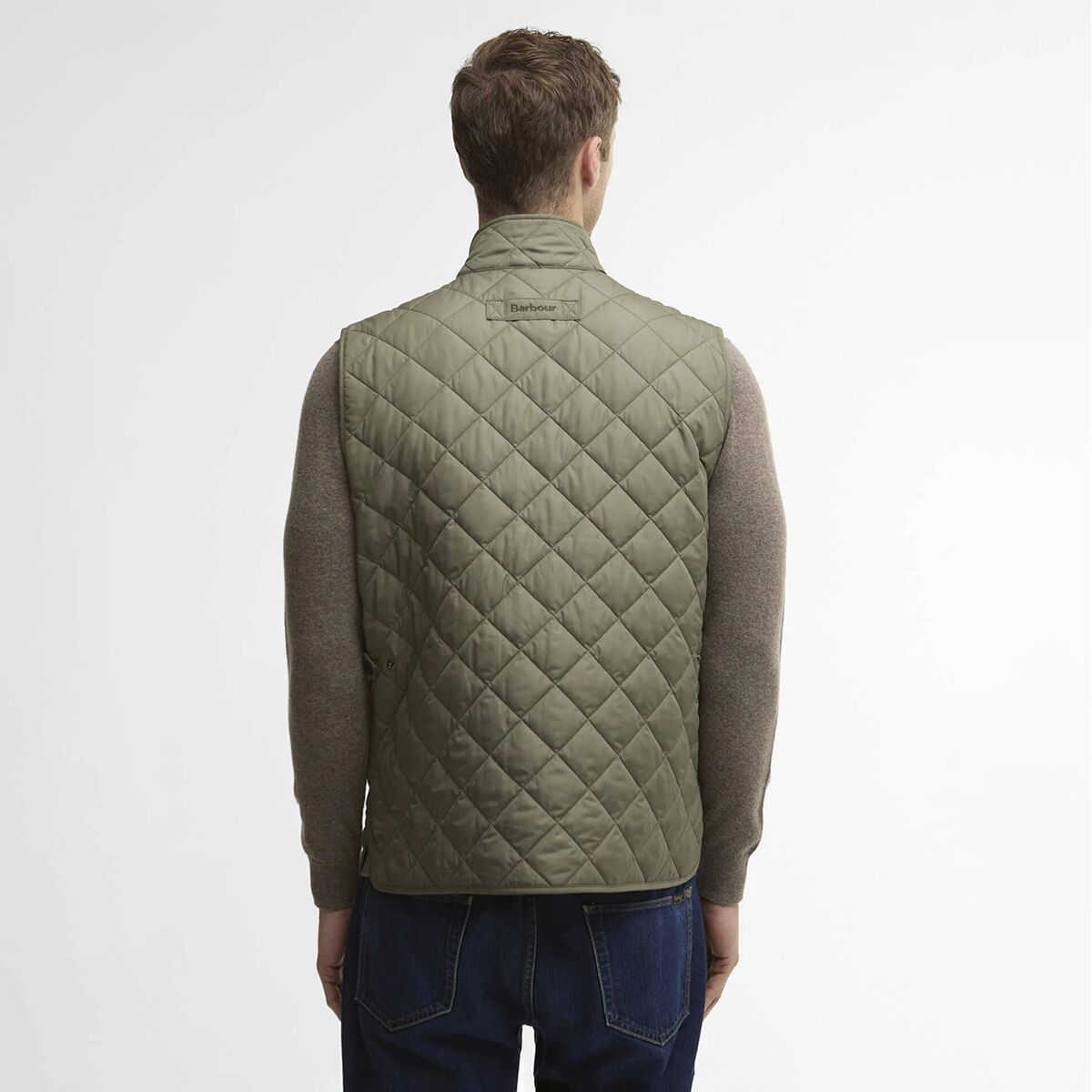 Мужской жилет Barbour New Lowerdale, цвет: Пыльный оливковый — фото 3