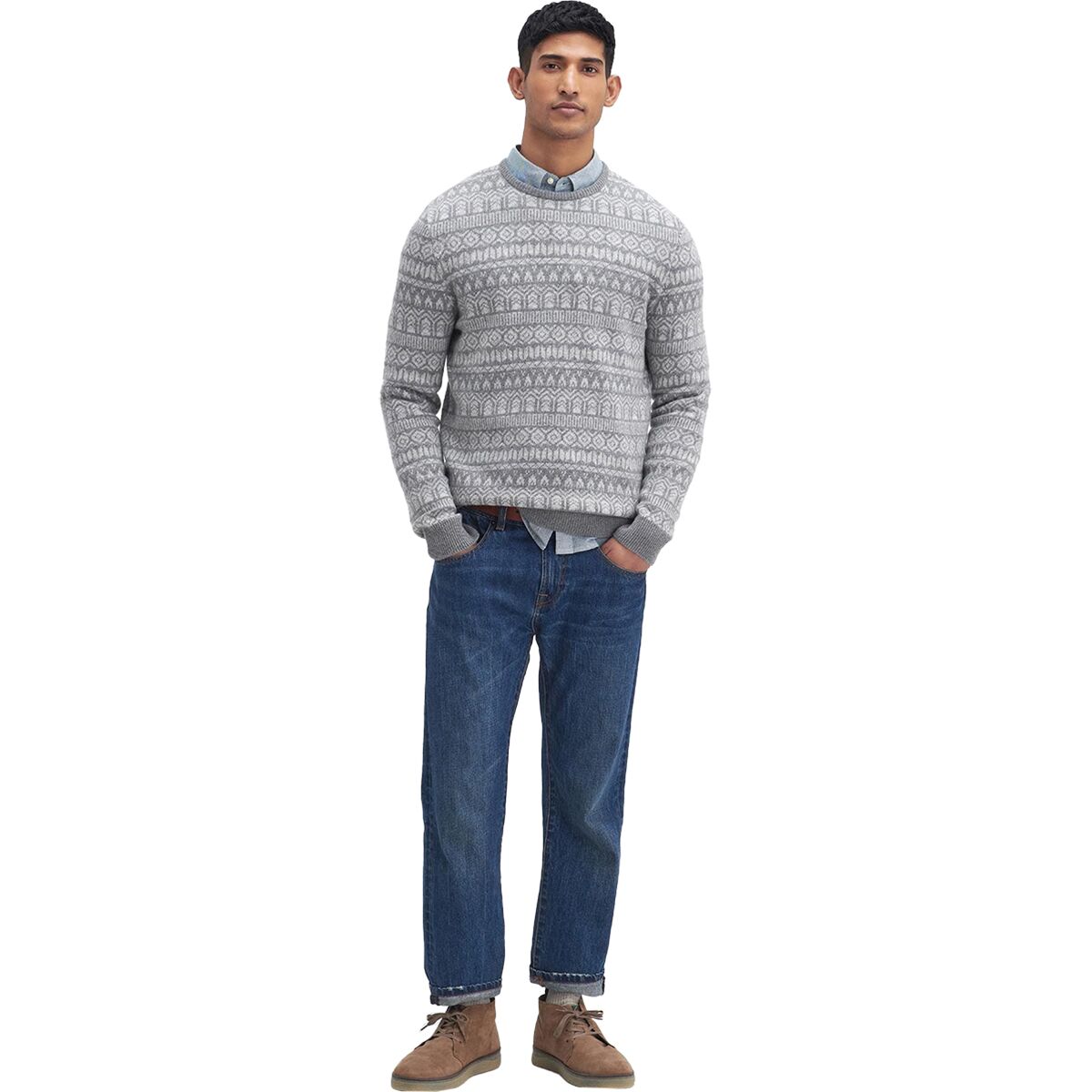 Barbour Stonebeck Fair Isle Crew Neck Sweater - Men´s