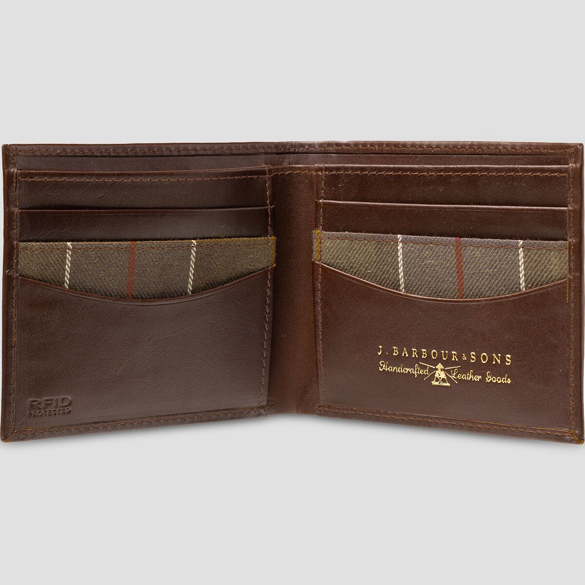 Barbour Colwell Leather Billfold Wallet - Men´s