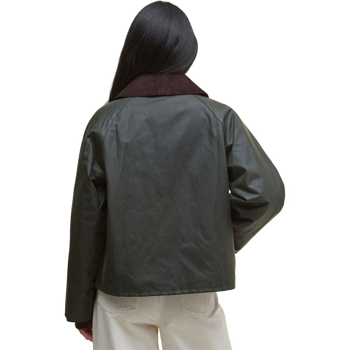 Женская куртка Barbour Arlene Wax, цвет: Зелёный — фото 2