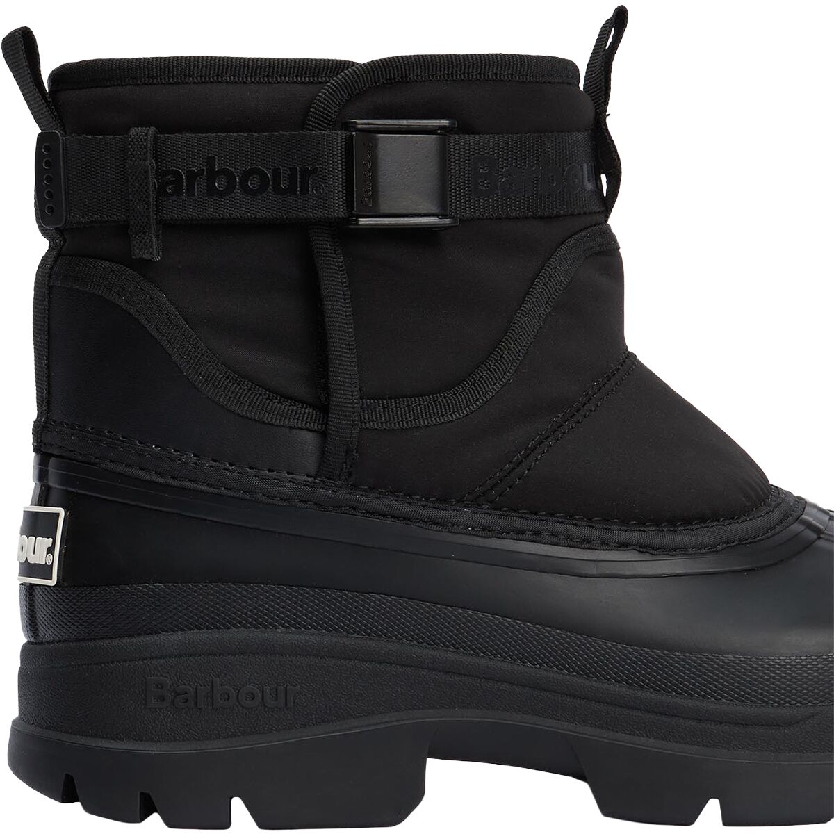 Мужские ботинки Barbour Braybourn Duck Boot Welly, цвет: Чёрный — фото 5