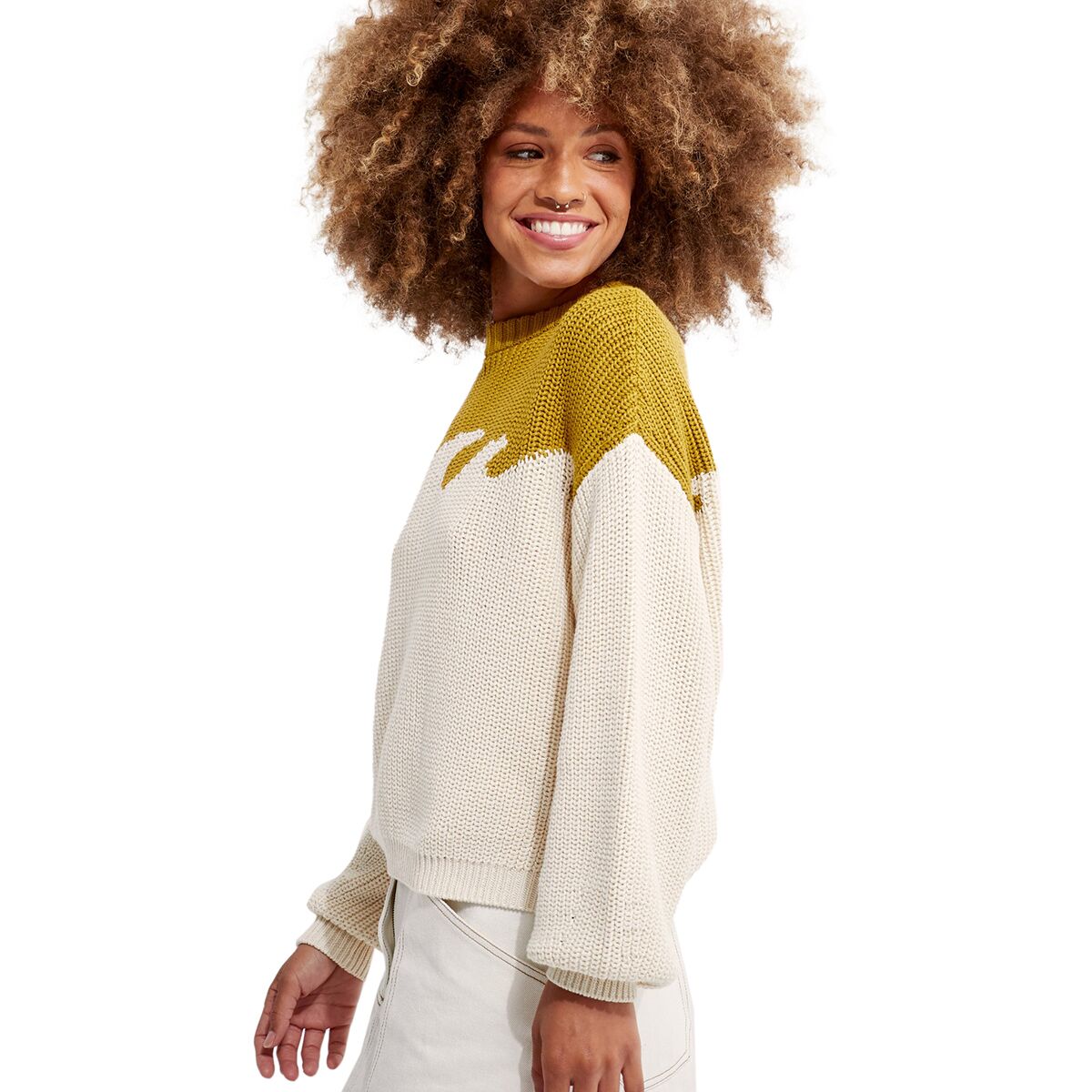 Back Beat Co. Wave Sweater Women's Clothing