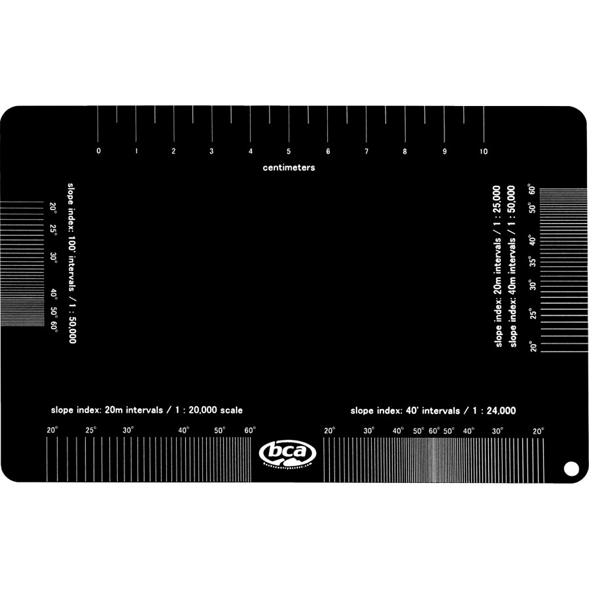 Backcountry Access Aluminum Crystal Card