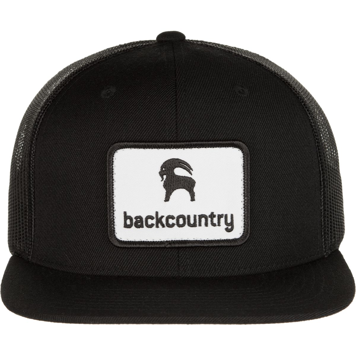 Backcountry Flat Brim Patch Trucker Hat Men's Accessories