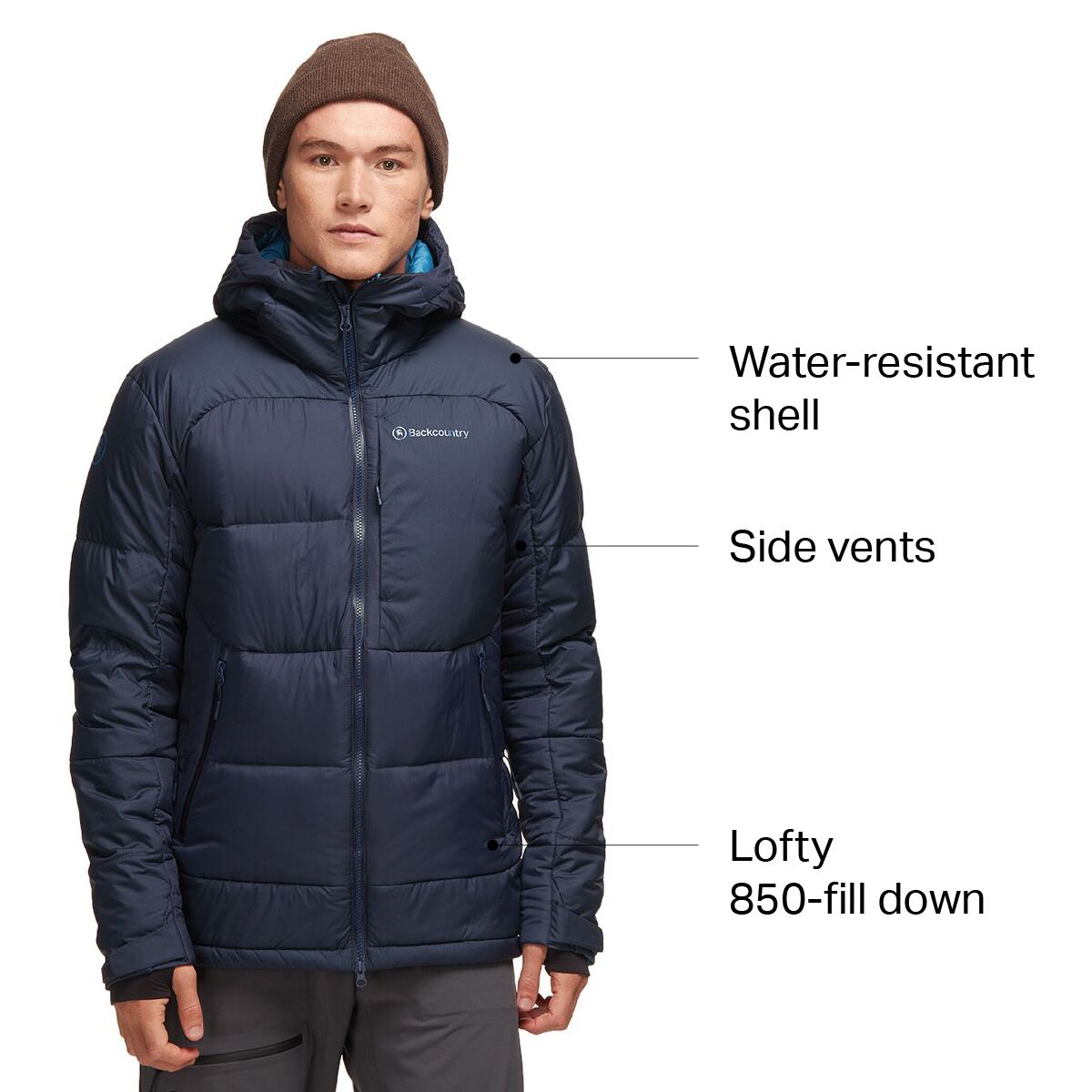 Backcountry Murdock 850 Down Jacket Men's Clothing