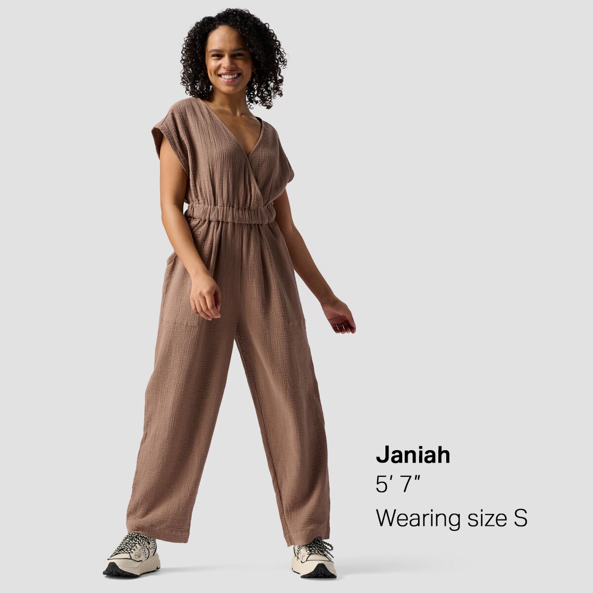 Backcountry Sleeveless Cotton Gauze Jumpsuit - Women´s