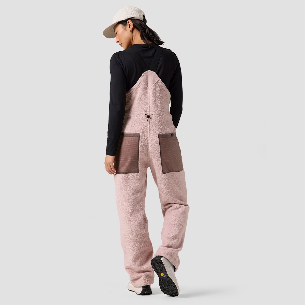 Женский комбинезон Backcountry BGA Wander Pile-Fleece Overall, цвет: Коричневый — фото 2