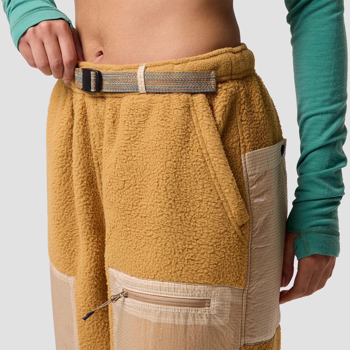 Женские брюки Backcountry BGA Wander Pile-Fleece, цвет: Комбинированный — фото 3