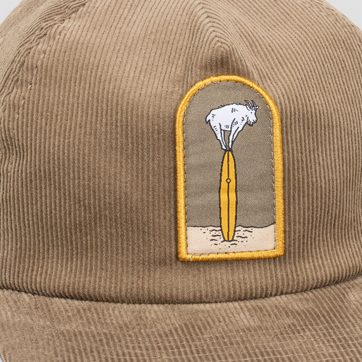 Backcountry Surf Goat Corduroy Snapback Hat