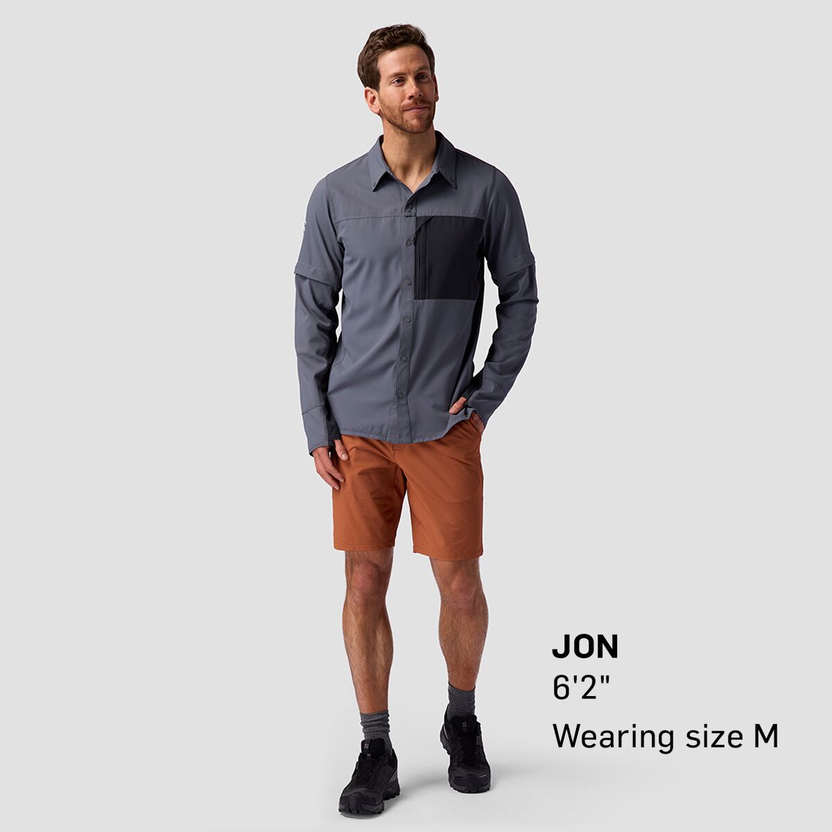 Backcountry Tahoe Woven Convertible Snap-Up Shirt -...