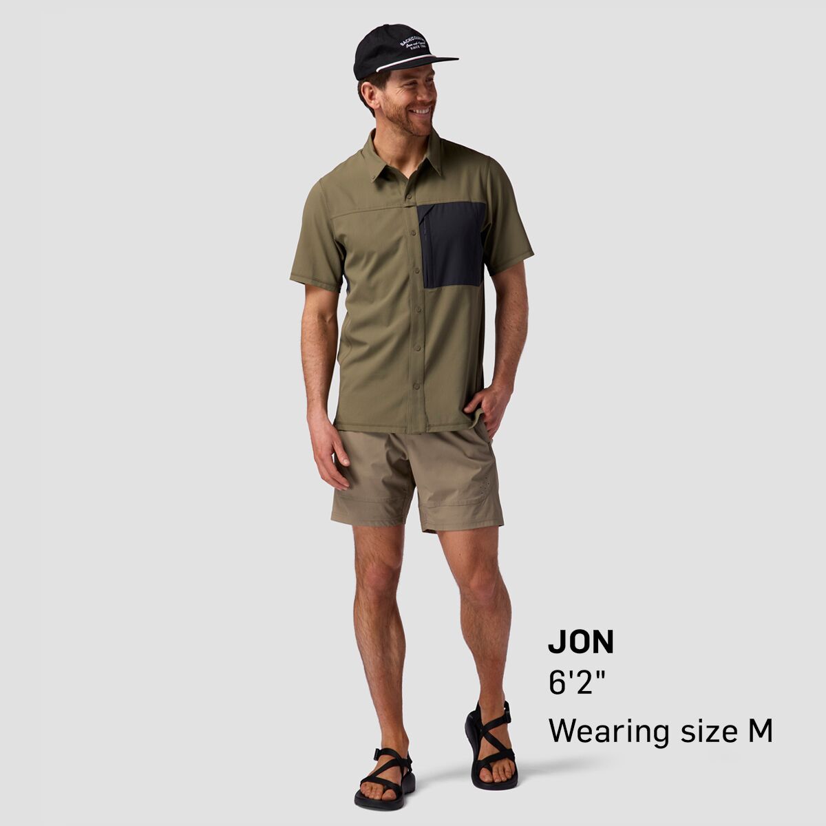 Backcountry Tahoe Woven Short-Sleeve Snap-Up Shirt -...