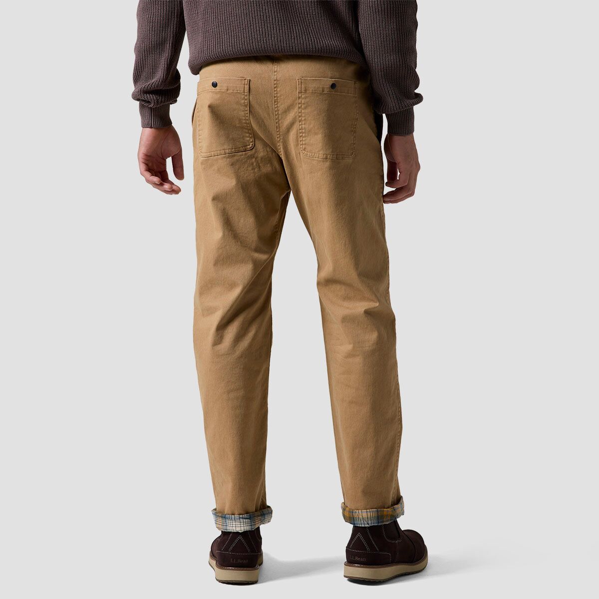 Мужские брюки Backcountry BGA Venture Daily Flannel Lined Pant, цвет: Bistre — фото 2