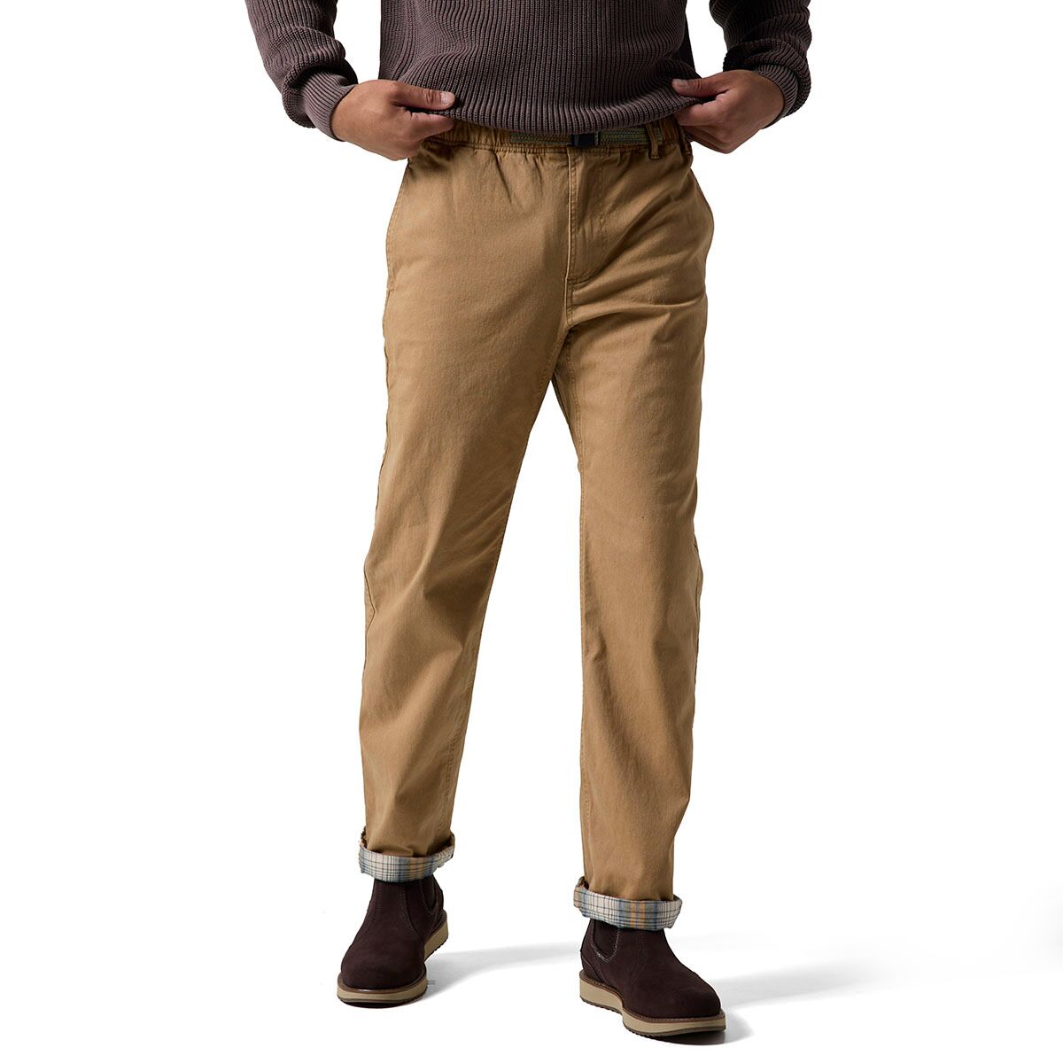 Мужские брюки Backcountry BGA Venture Daily Flannel Lined Pant, цвет: Bistre — фото 6