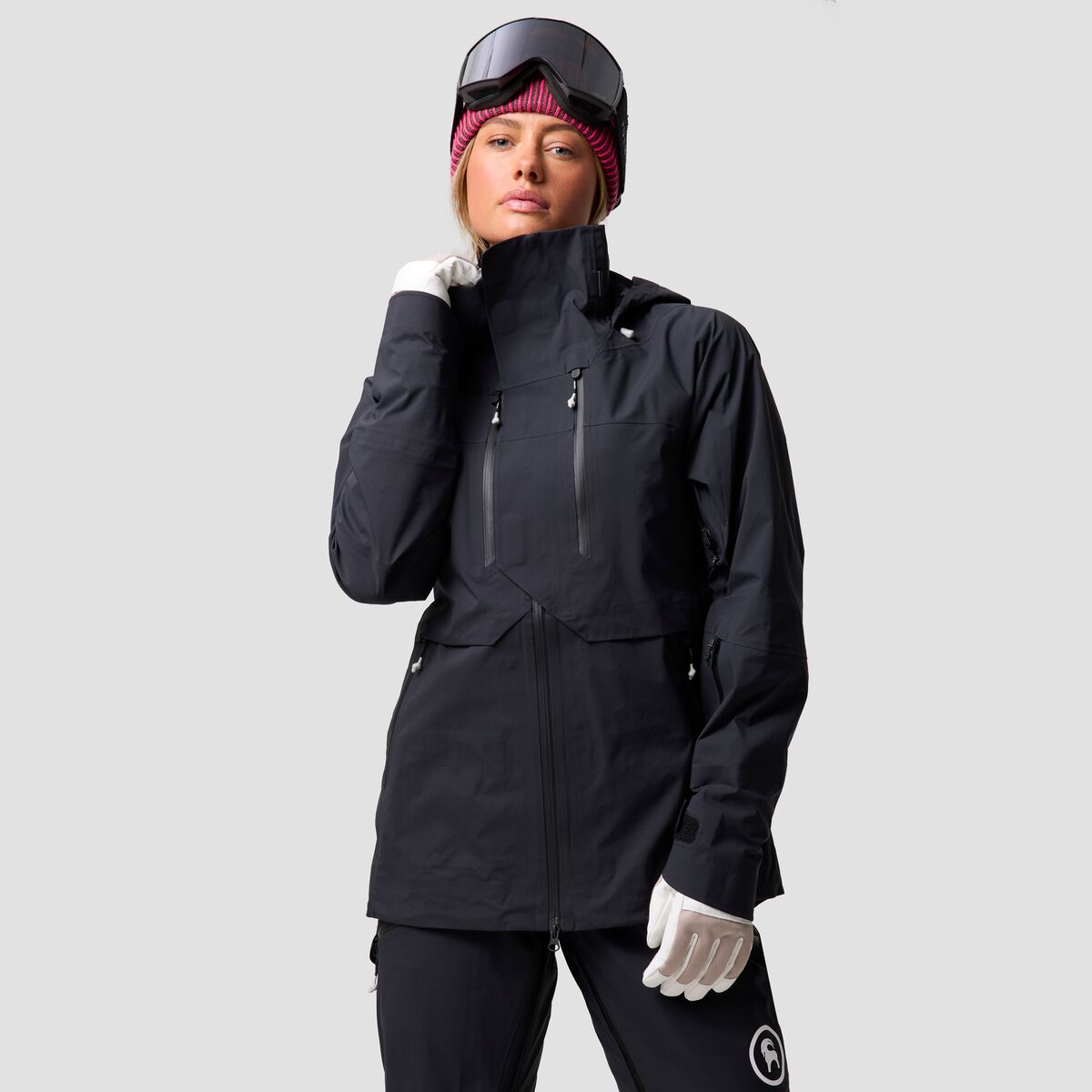 Женская куртка Backcountry BGA Cottonwoods LT Xpore 3L, цвет: Чёрный