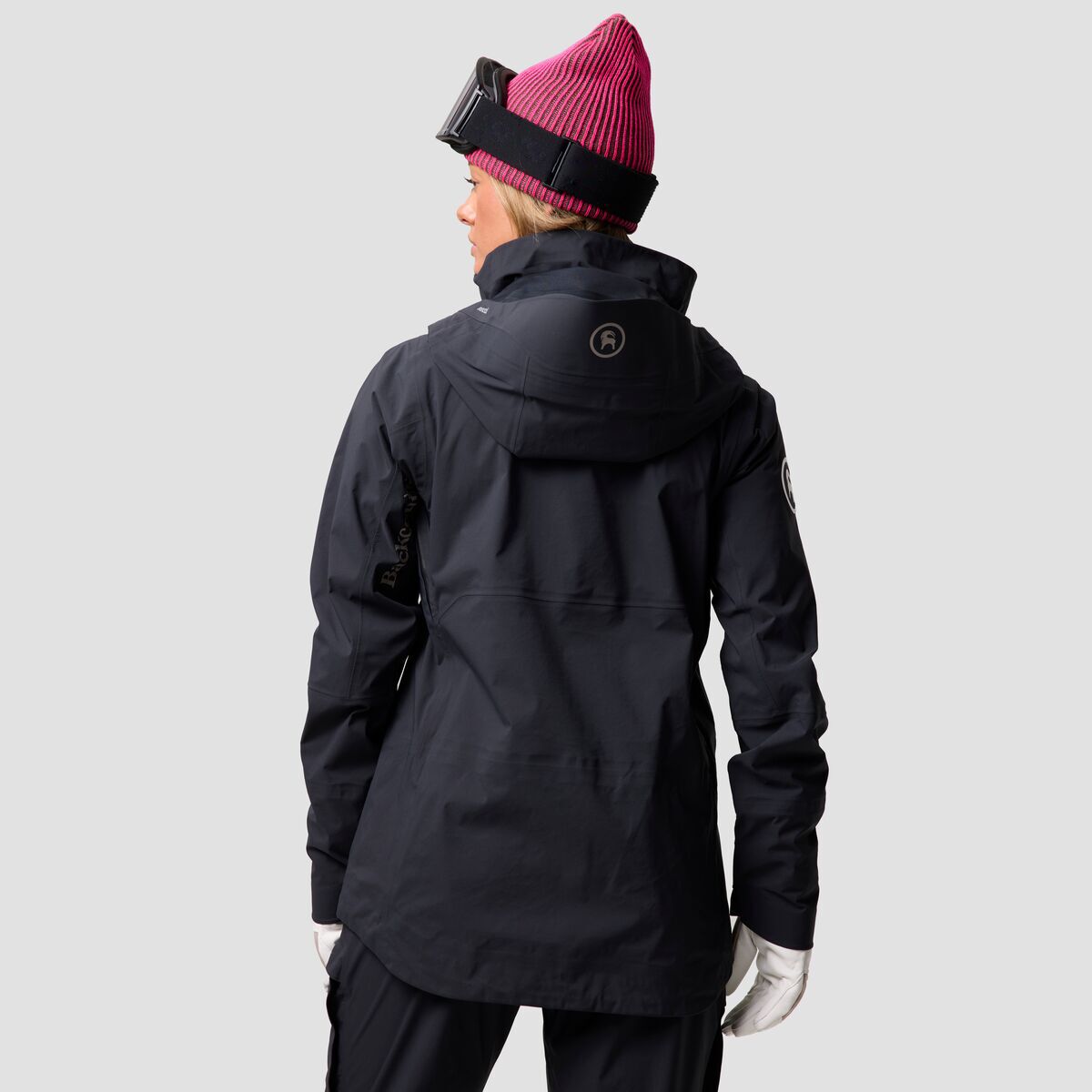 Женская куртка Backcountry BGA Cottonwoods LT Xpore 3L, цвет: Чёрный — фото 10