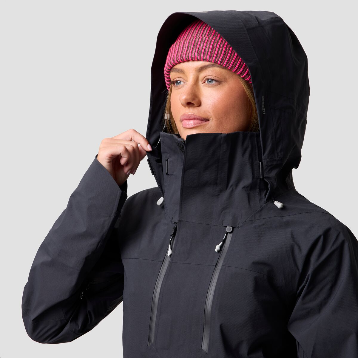 Женская куртка Backcountry BGA Cottonwoods LT Xpore 3L, цвет: Чёрный — фото 4