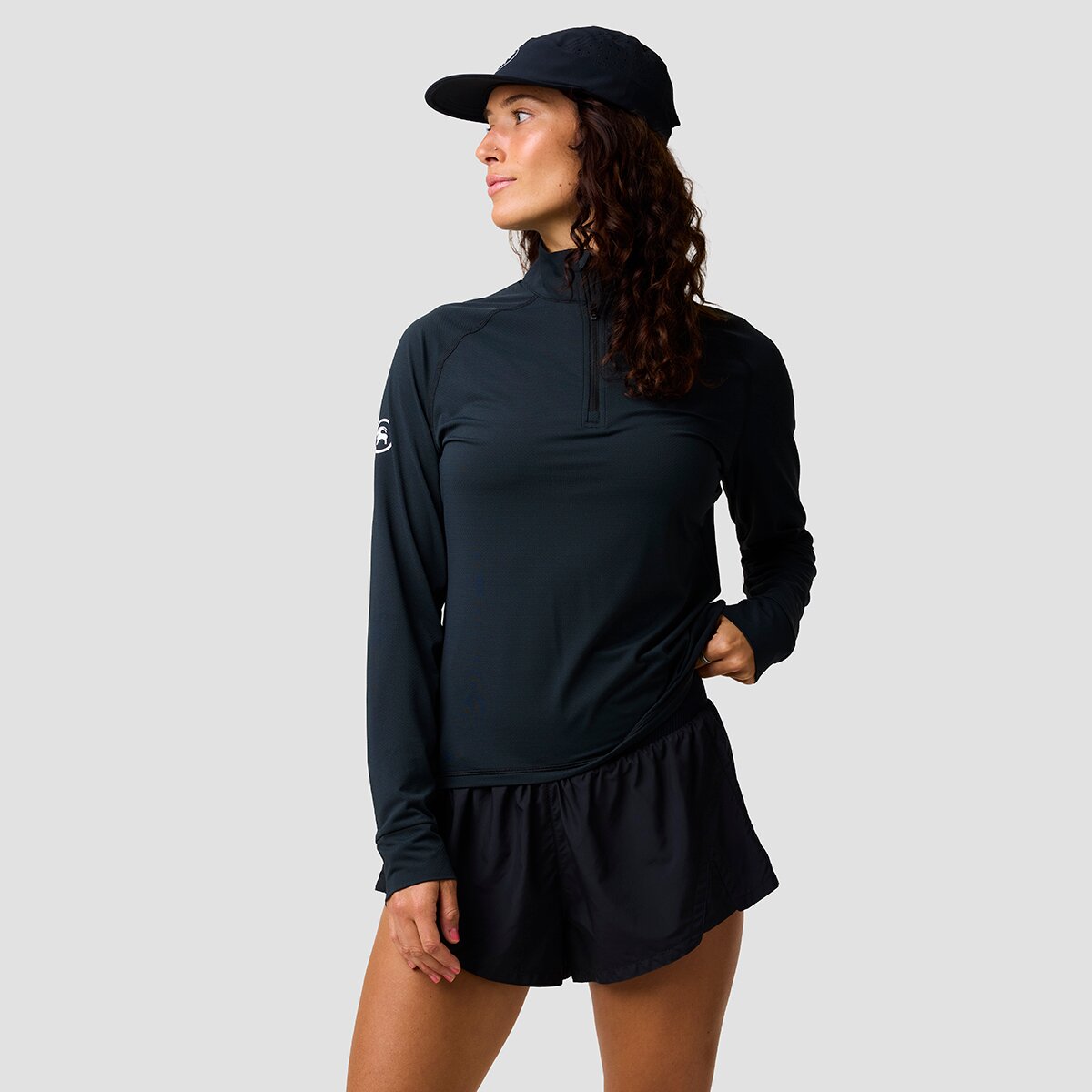Женские толстовки Backcountry BGA Tahoe Sun 1/4 Zip, цвет: Чёрный