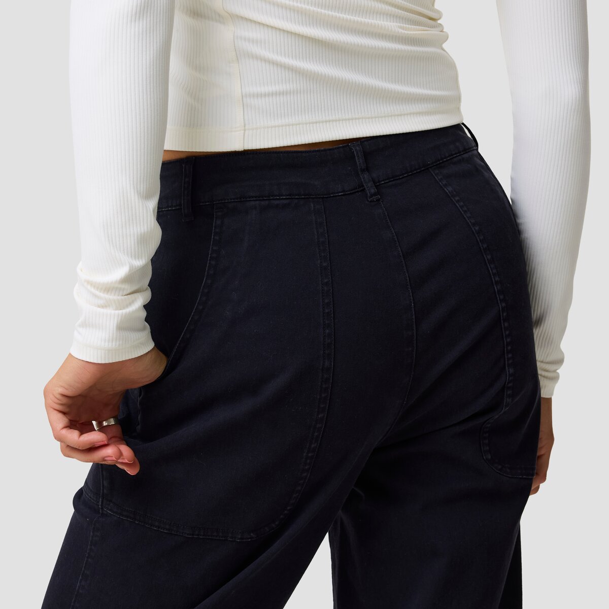 Женские брюки Backcountry BGA Venture Wide Leg Pant, цвет: Чёрный — фото 7