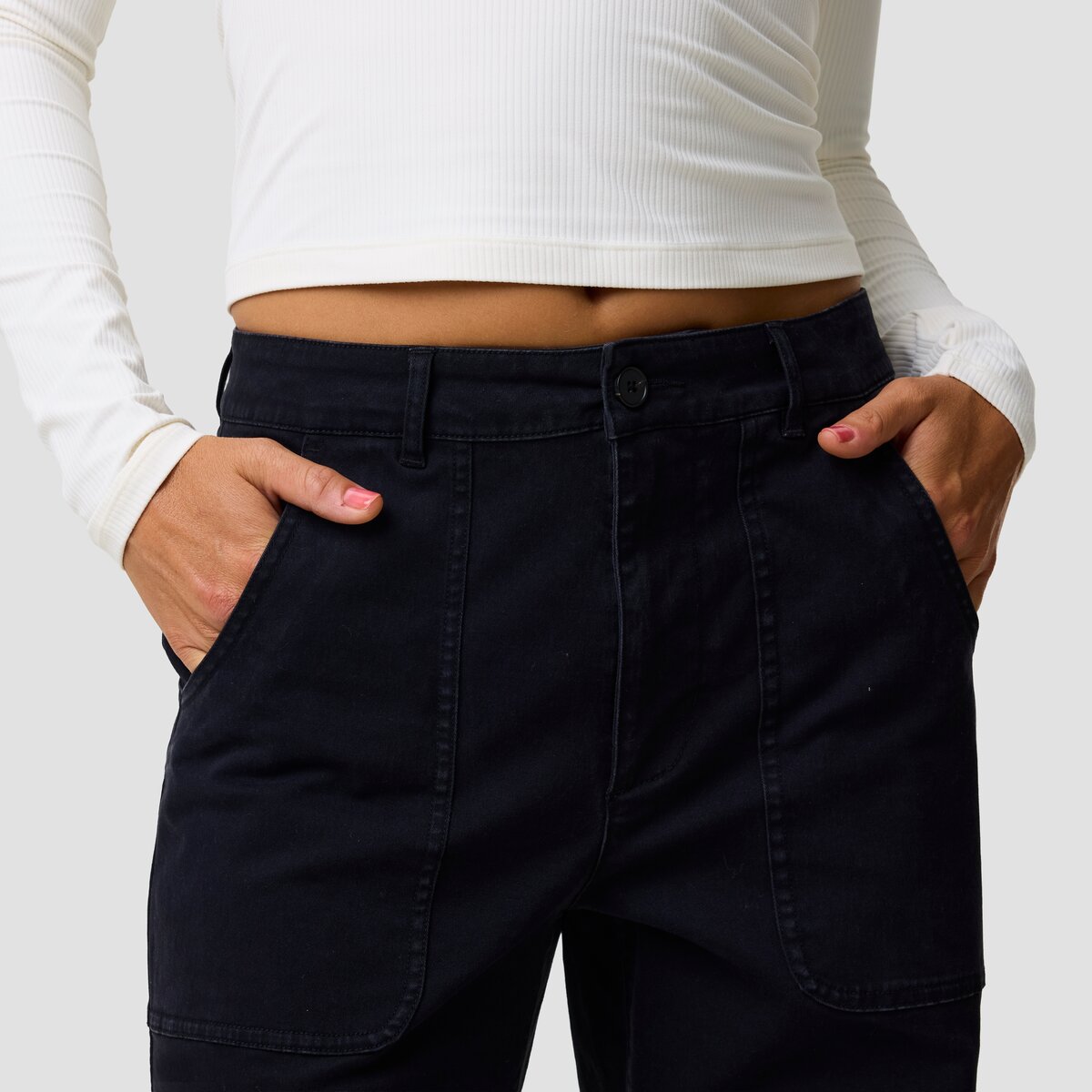 Женские брюки Backcountry BGA Venture Wide Leg Pant, цвет: Чёрный — фото 8