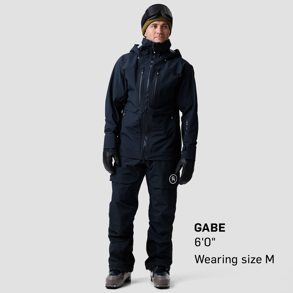 Мужская куртка Backcountry BGA Cottonwoods Xpore 3L, цвет: Чёрный — фото 12
