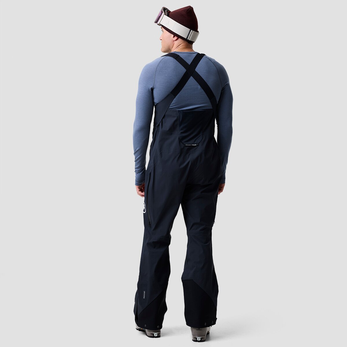 Мужские брюки Backcountry BGA Cottonwoods Xpore LT Bibs G2, цвет: Чёрный — фото 2