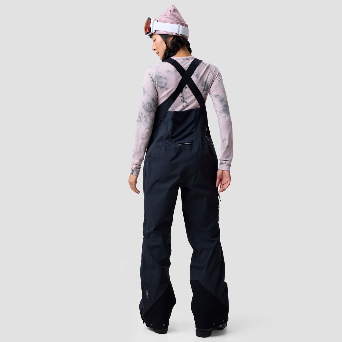 Женские брюки Backcountry BGA Cottonwoods Xpore LT Bibs G2, цвет: Чёрный — фото 2