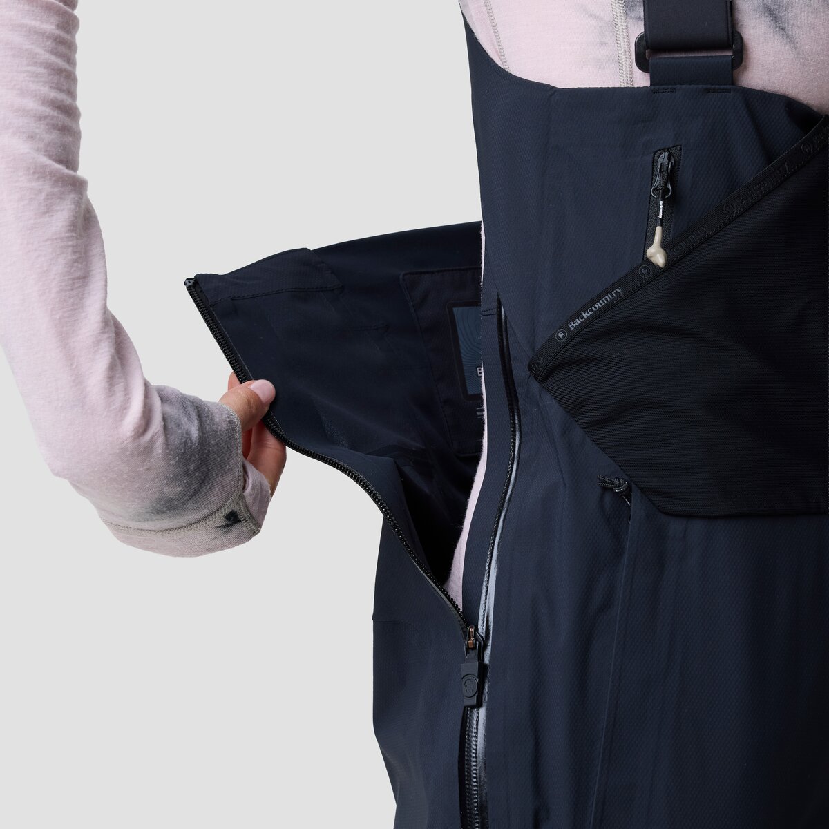 Женские брюки Backcountry BGA Cottonwoods Xpore LT Bibs G2, цвет: Чёрный — фото 6
