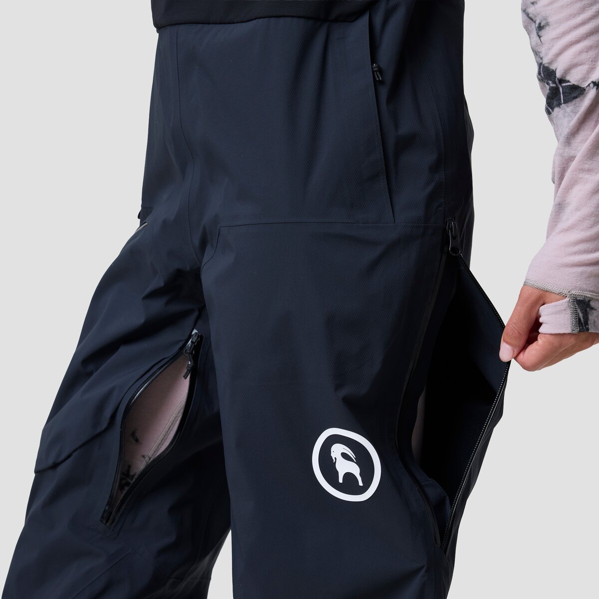 Женские брюки Backcountry BGA Cottonwoods Xpore LT Bibs G2, цвет: Чёрный — фото 8