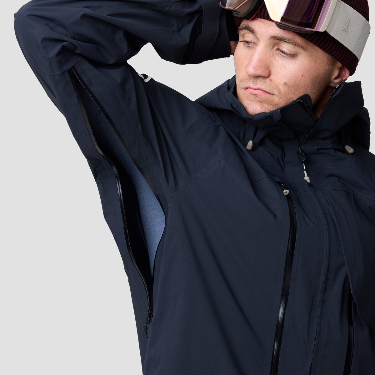 Мужская куртка Backcountry BGA Cottonwoods Xpore LT Jacket G2, цвет: Чёрный — фото 5