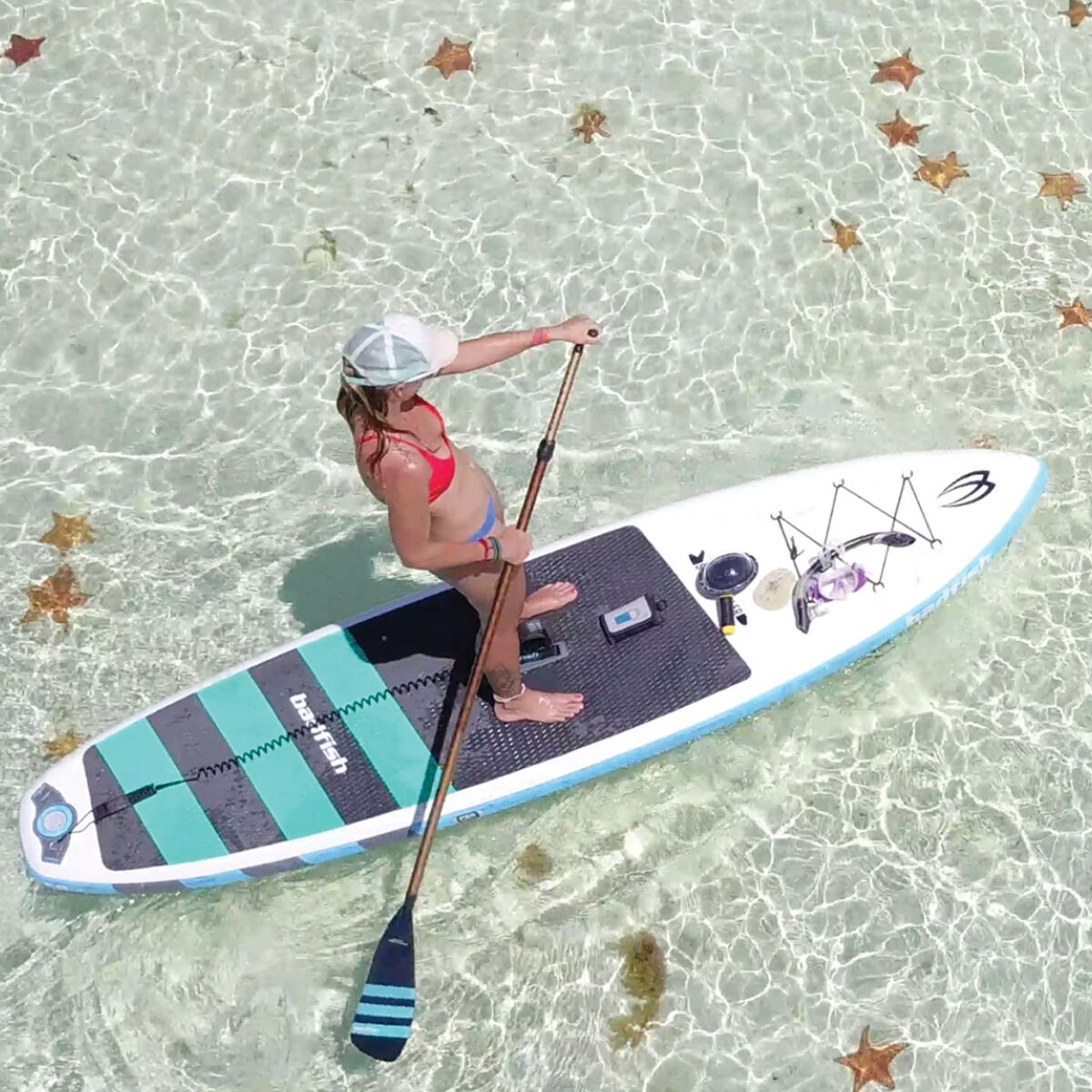bad fish paddle board