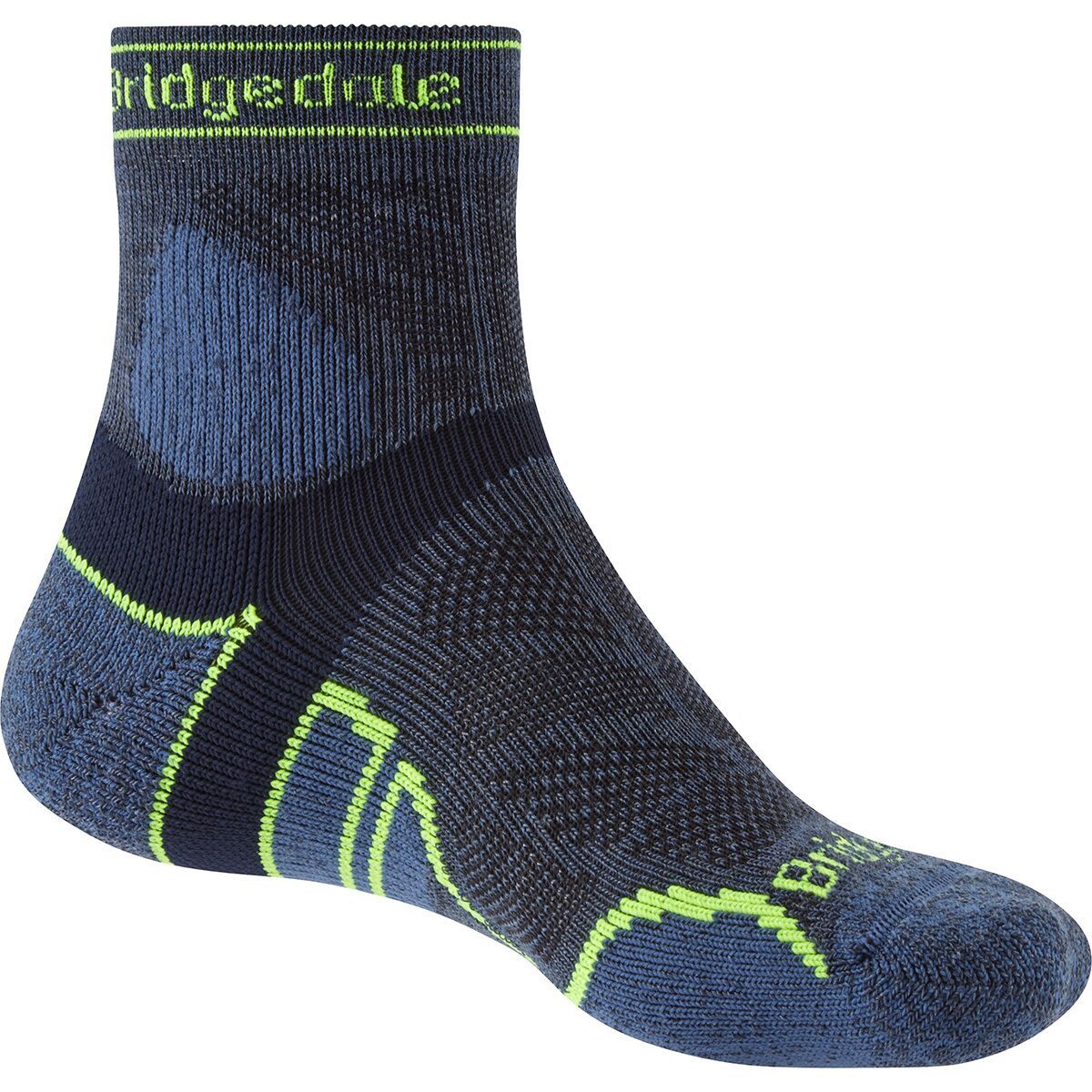 Bridgedale Trail Run Lightweight T2 Merino Performance 3/4 Crew Sock ...