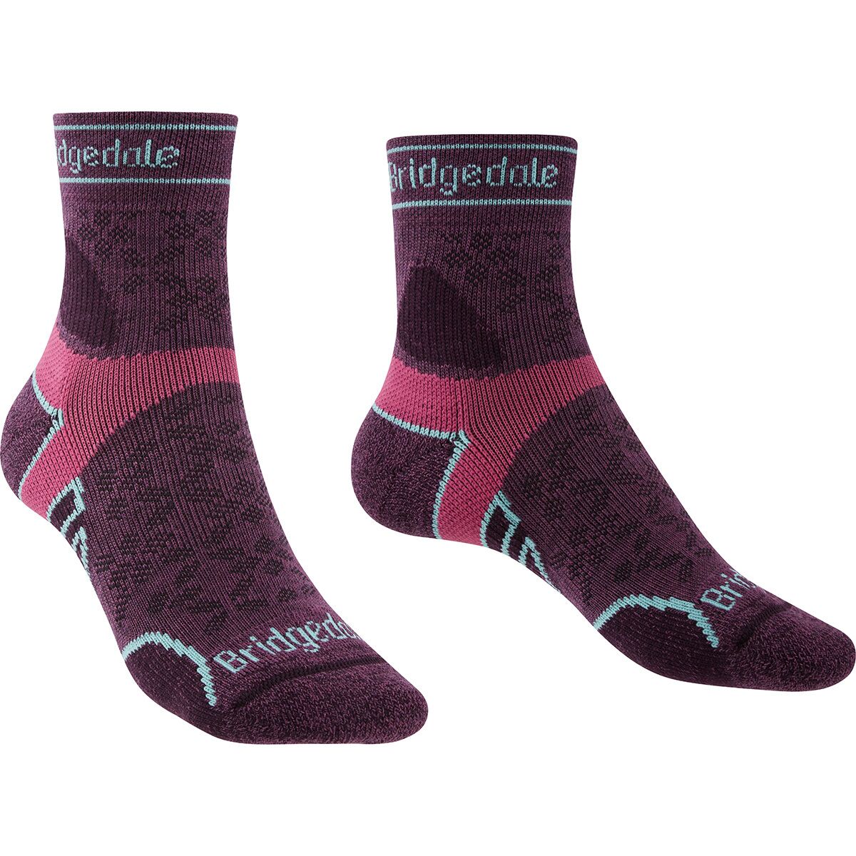 Bridgedale Trail Run LW T2 Merino Performance 3/4 Crew Sock...