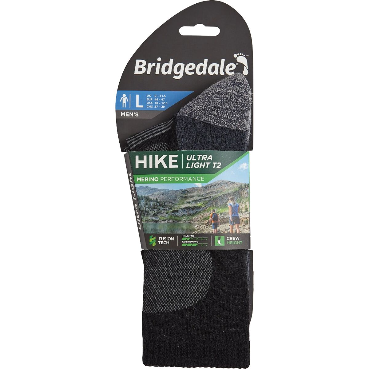 Bridgedale Hike Ultralight Merino Endurance Crew Sock