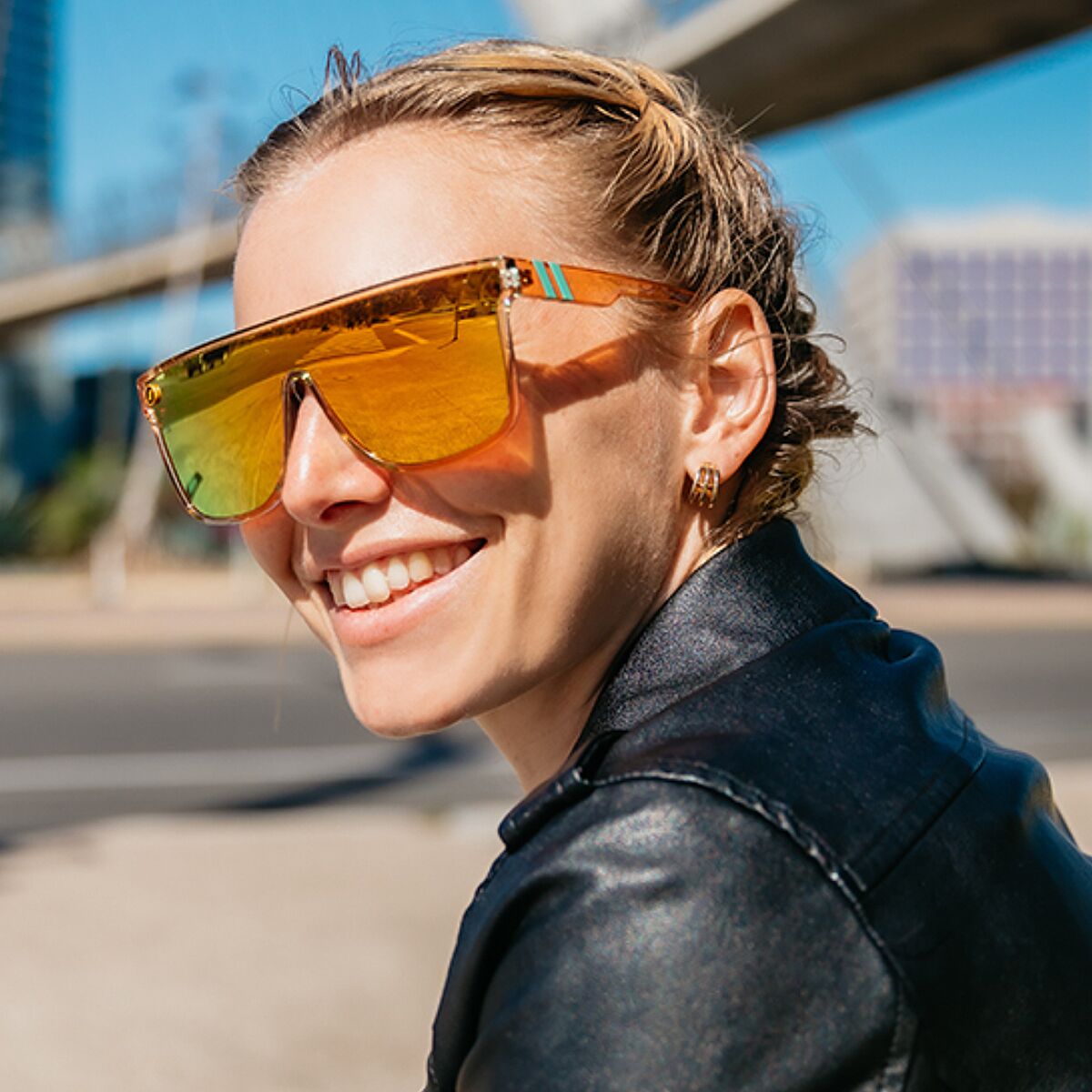 Blenders Eyewear Majestic Summer SciFi Polarized Sunglasses Accessories