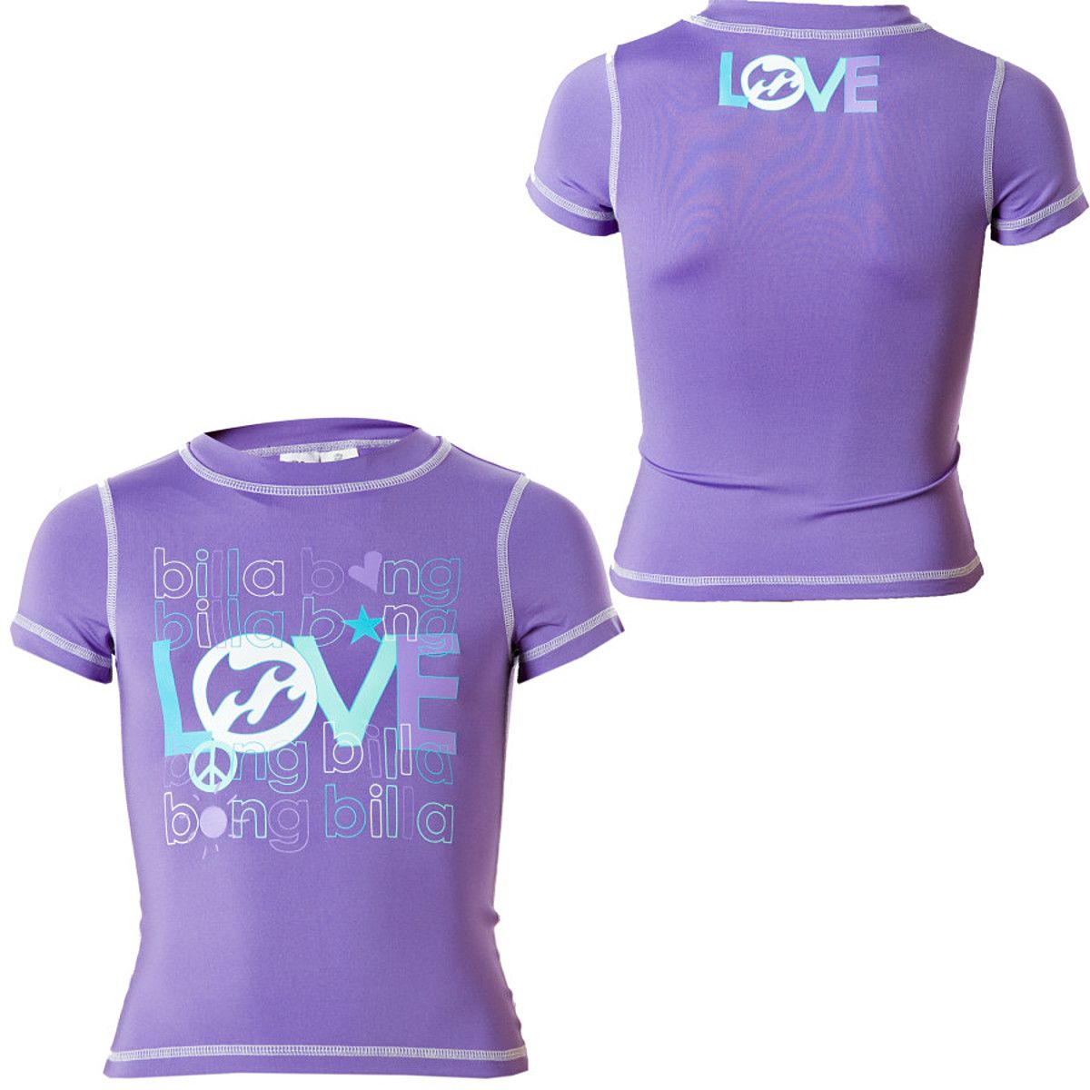 Billabong Liv Rash Guard ShortSleeve Little Girls' Kids