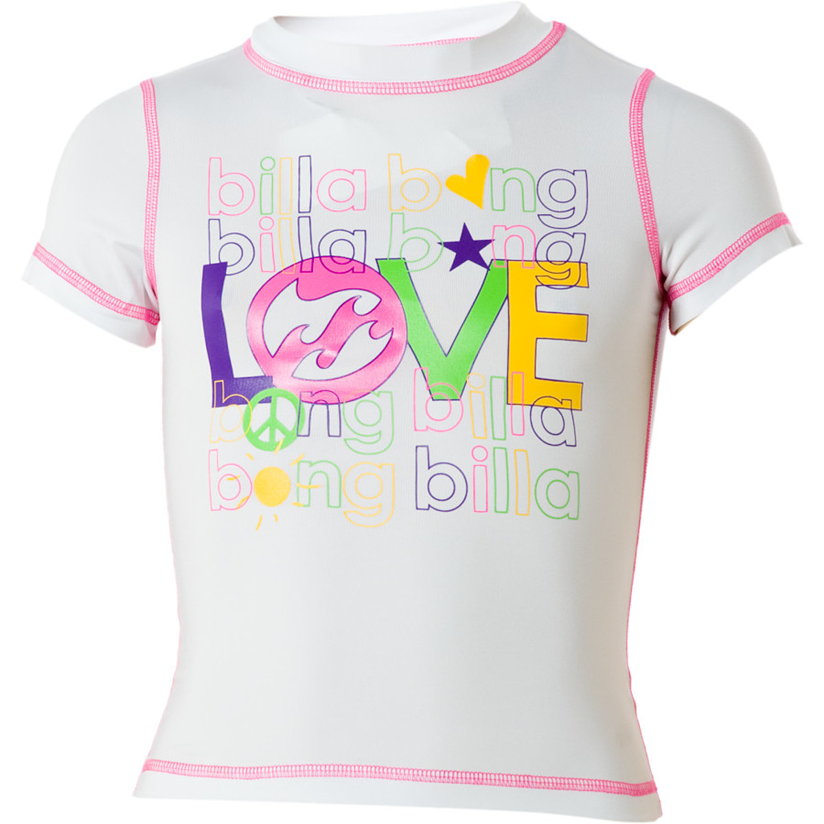 Billabong Liv Rash Guard ShortSleeve Little Girls' Kids