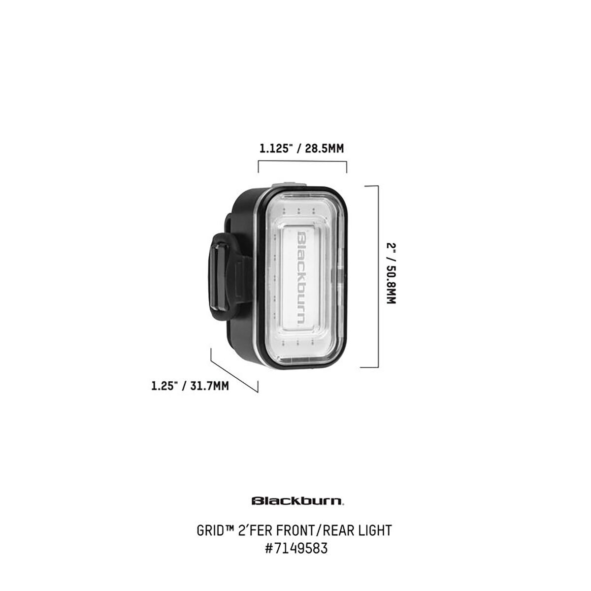 Blackburn Grid 2´Fer Front Or Rear Light