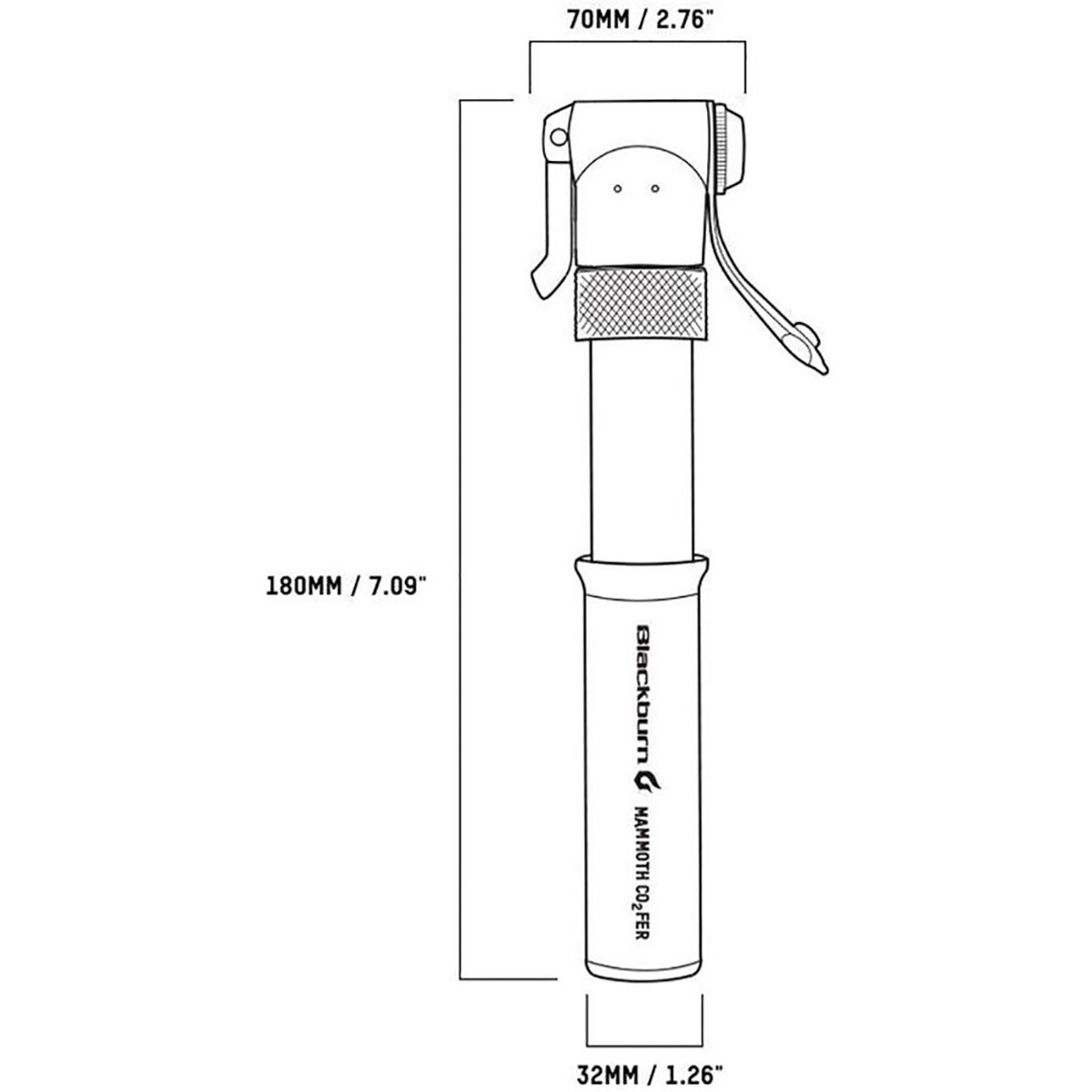 Blackburn Mammoth C02´Fer Mini Pump