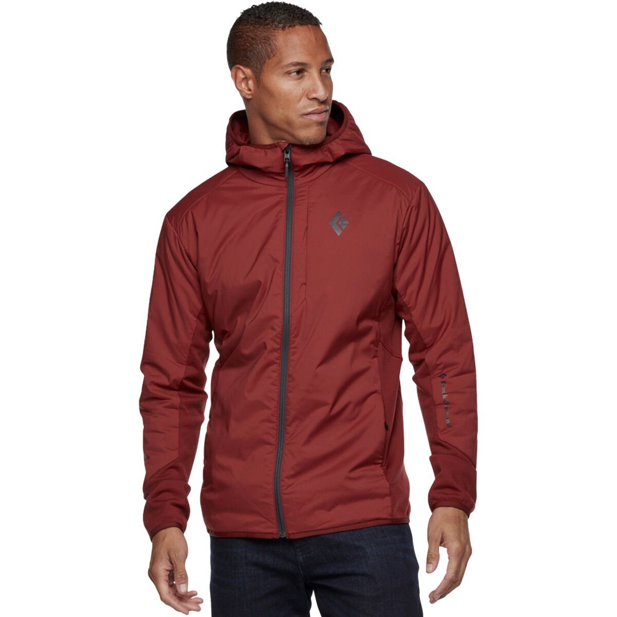 first light hybrid hoody black diamond