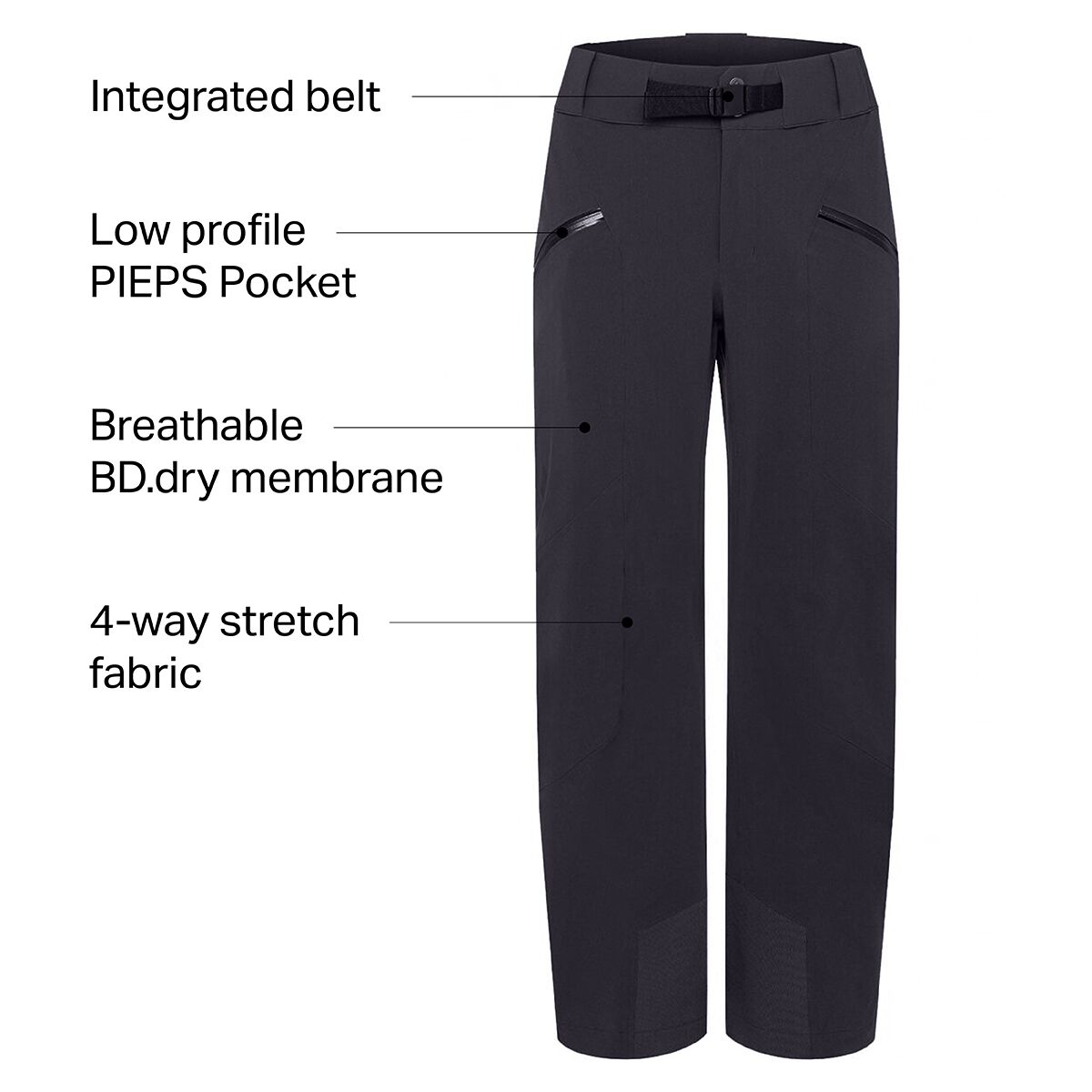 Black Diamond Recon Stretch Ski Pant - Men´s