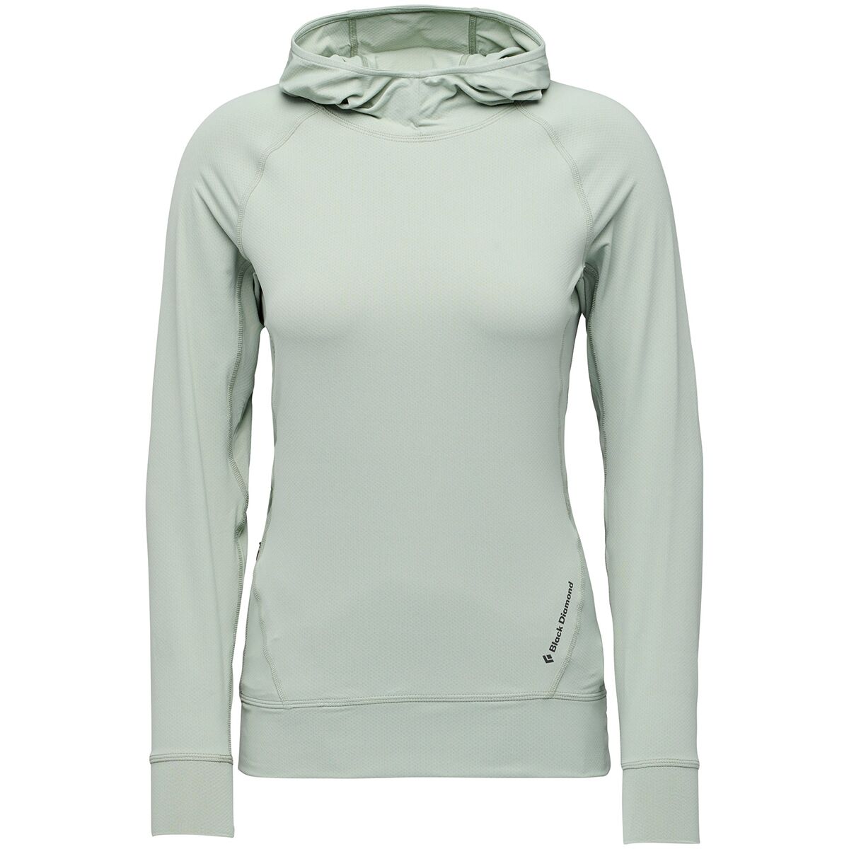 Женская рубашка Black Diamond Alpenglow Hooded Long-Sleeve Shirt, цвет: Agave — фото 5